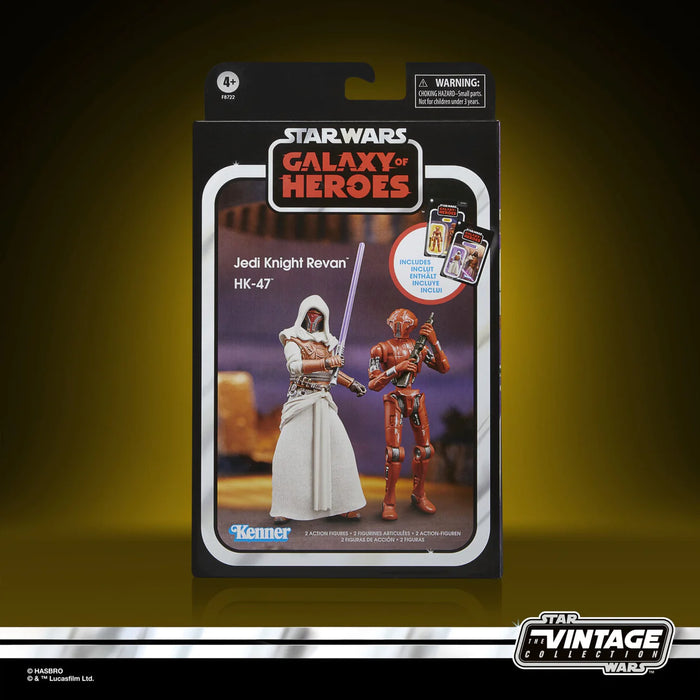 Star Wars Galaxy of Heroes Vintage Collection Actionfiguren 2er-Pack Jedi Knight Revan & HK-47 10 cm