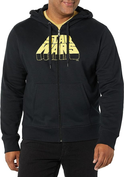 STAR WARS Logo Kapuzenpulli mit Reißverschluss