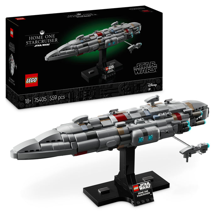 LEGO Star Wars 75405 Home One Starcruiser aus Die Rückkehr der Jedi-Ritter - Sternenschiff Modell - Fantasy Set und Sammlerstück zum Bauen und Ausstellen