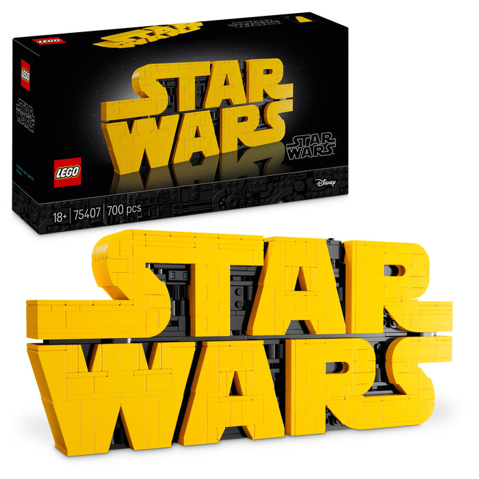 75407 Star Wars™ Logo aus LEGO Steinen - Baubares LEGO STAR WARS Logo