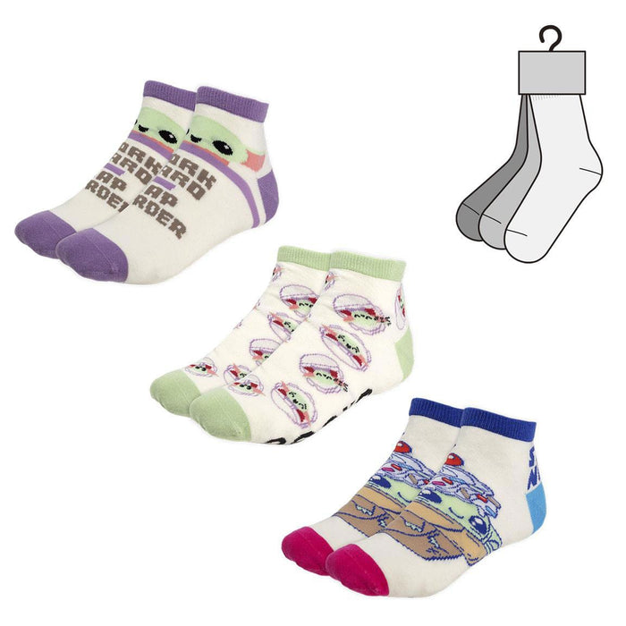 Star Wars The Mandalorian Knöchelsocken 3-er Packs Grogu