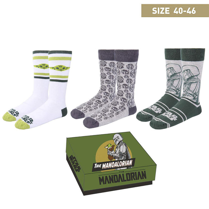 Star Wars: The Mandalorian Socken 3er-Pack Mandalorian 40-46