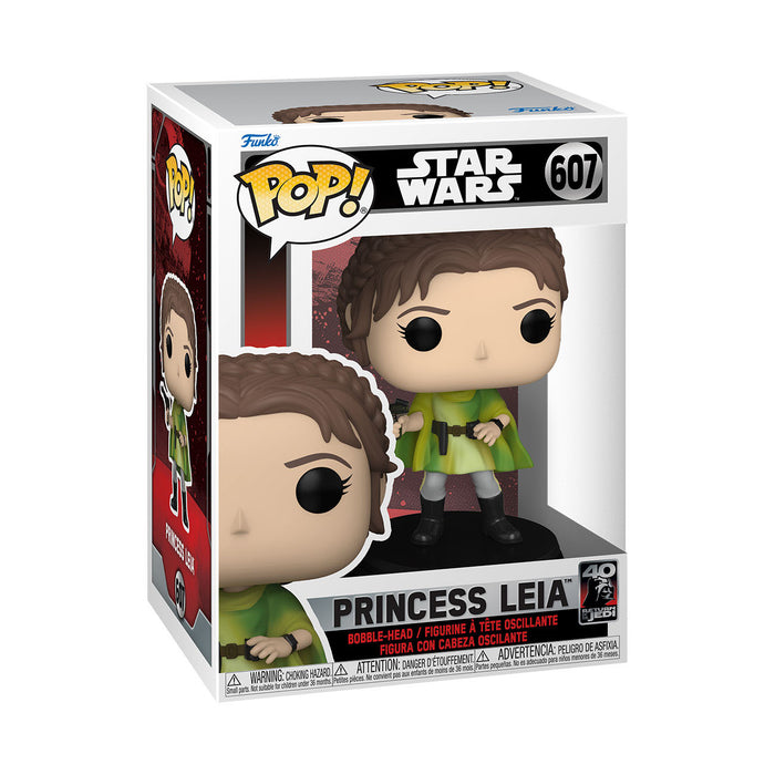 Star Wars Return of the Jedi 40th Anniversary POP! Vinyl Figur Leia (BH) 9 cm