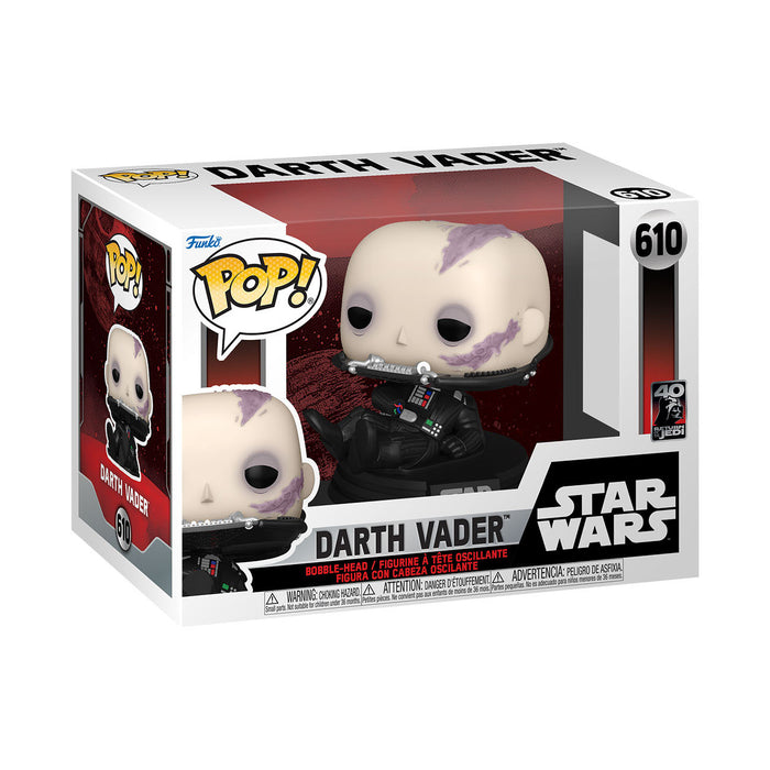 Star Wars Return of the Jedi 40th Anniversary POP! Vinyl Figur Vader (Unmasked) 9 cm