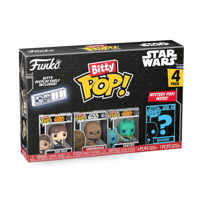 Star Wars Bitty POP! Vinyl Figuren 4er-Pack Han Solo 2,5 cm