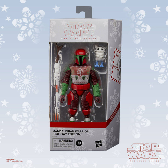 Star Wars Black Series Actionfigur Mandalorian Warrior (Holiday Edition) 15 cm