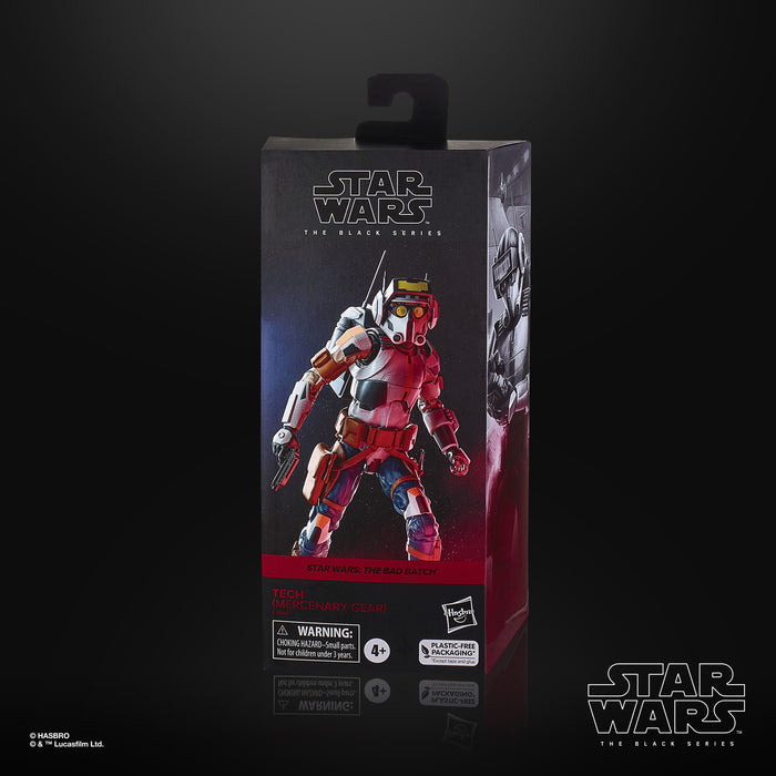 Star Wars: The Bad Batch Black Series Actionfigur Tech (Mercenary Gear) 15 cm