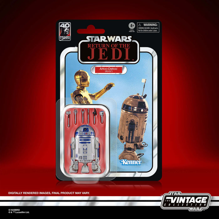 Star Wars Episode VI 40th Anniversary Black Series Actionfigur Artoo-Detoo (R2-D2) 10 cm