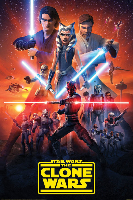 Star Wars The Clone Wars Poster Final Season 61 x 91 cm