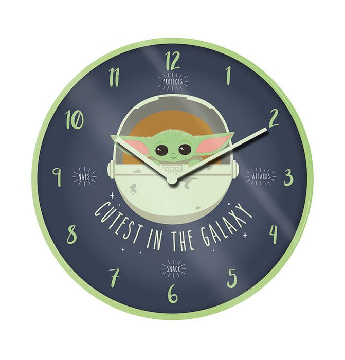 Star Wars The Mandalorian Wanduhr Cutest In The Galaxy