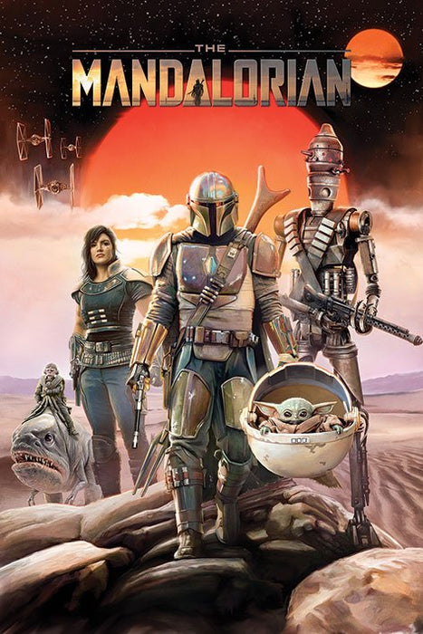 Star Wars The Mandalorian Poster Group 61 x 91 cm