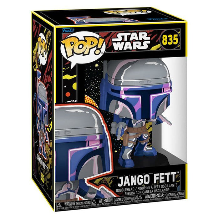 Star Wars Mandalorian & Grogu POP! Vinyl Figur Jango Fett (Retro) 9 cm
