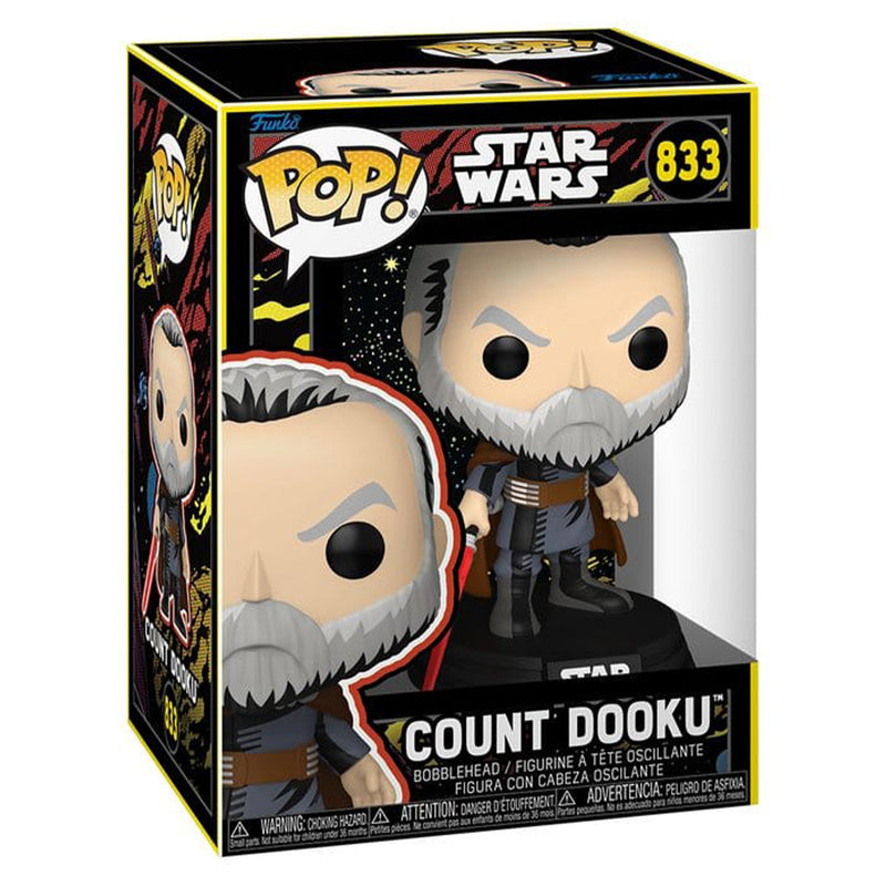 Star Wars: May the Fourth POP! Vinyl Figur Count Dooku (Retro) 9 cm