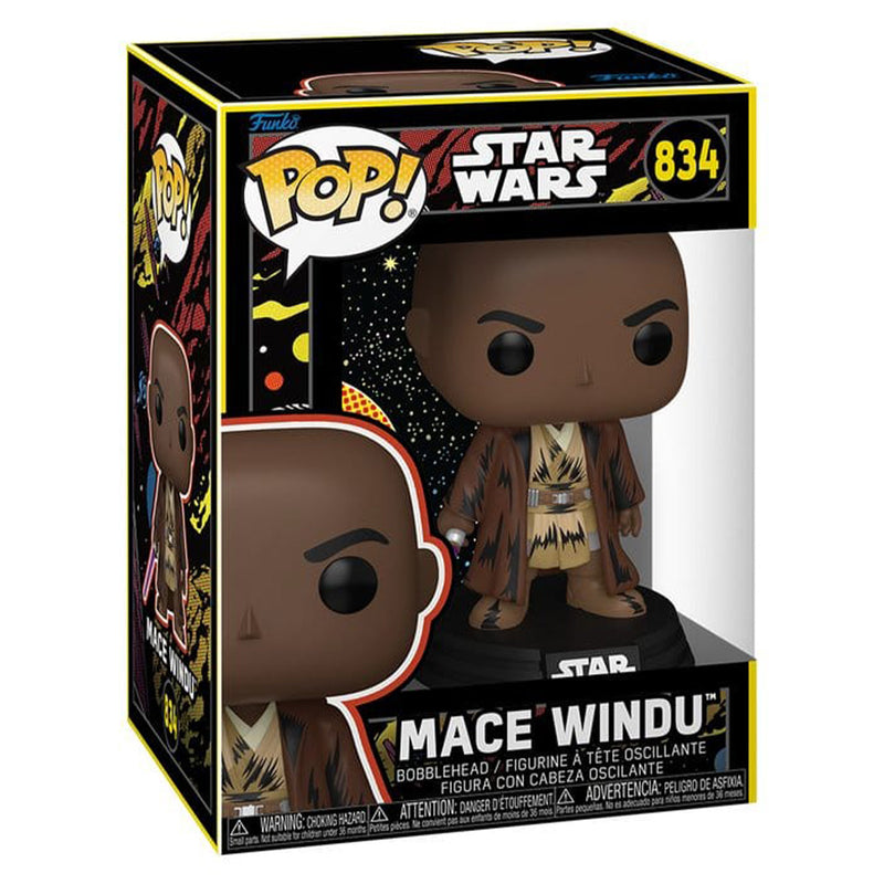 Star Wars: Mandalorian & Grogu POP! Vinyl Figur Mace Windu (Retro) 9 cm