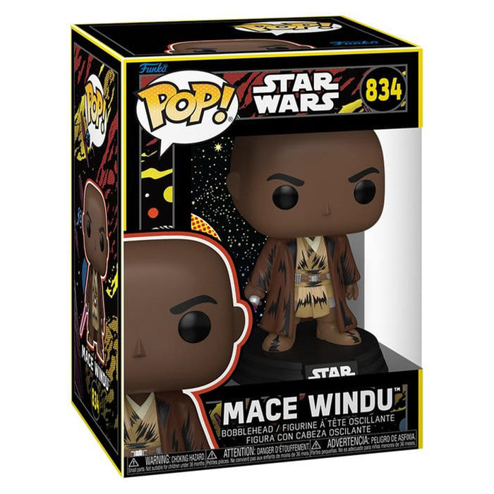 Star Wars: Mandalorian & Grogu POP! Vinyl Figur Mace Windu (Retro) 9 cm