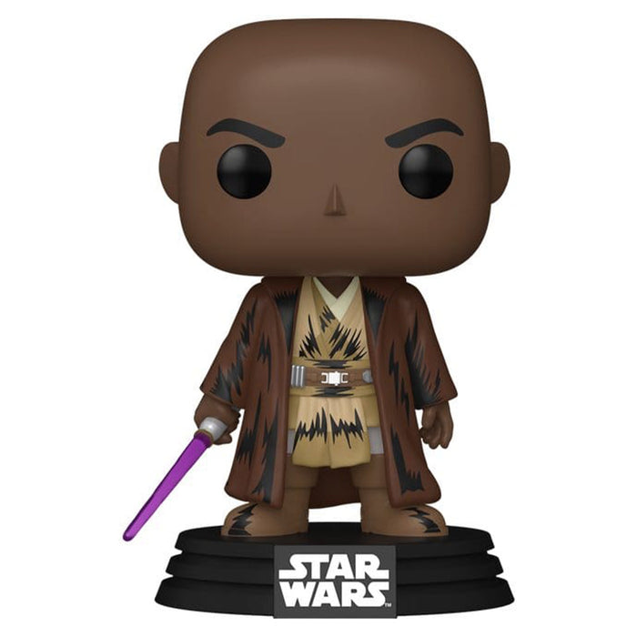Star Wars: Mandalorian & Grogu POP! Vinyl Figur Mace Windu (Retro) 9 cm