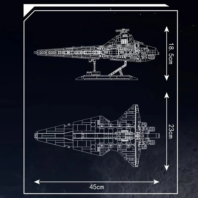Mould King 21074 Republic Attack Cruiser