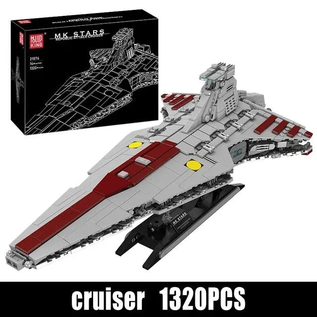Mould King 21074 Republic Attack Cruiser