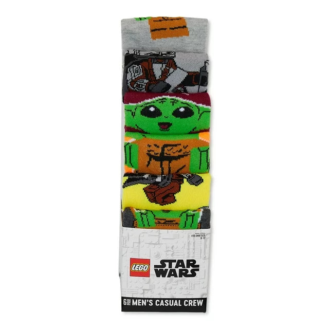 LEGO Star Wars Men's Socks, 6-Pack (Größe 40-46)