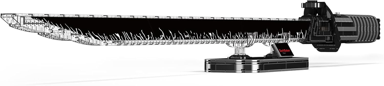 Mould King 10138 Darksaber - Dunkelschwert Klemmbausteinmodell mit Beleuchtung und Ständer