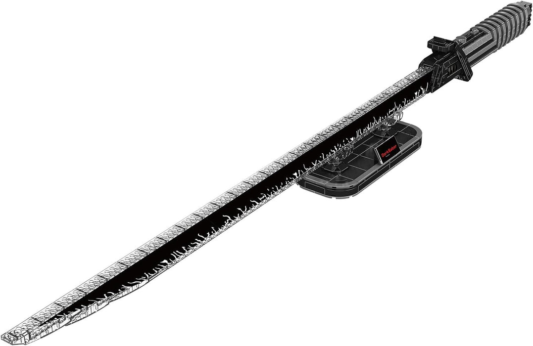 Mould King 10138 Darksaber - Dunkelschwert Klemmbausteinmodell mit Beleuchtung und Ständer