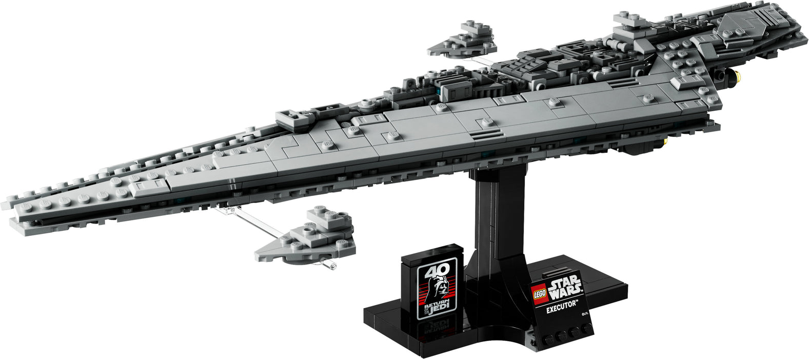 LEGO Star Wars 75356 Supersternzerstörer Executor™ – Raumschiff-Modell für Erwachsene mit Display-Ständer und Namensschild