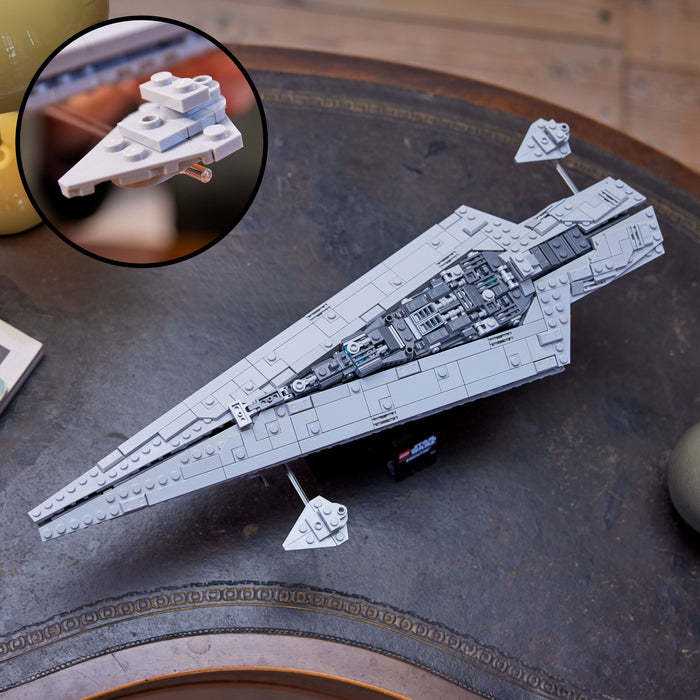 LEGO Star Wars 75356 Supersternzerstörer Executor™ – Raumschiff-Modell für Erwachsene mit Display-Ständer und Namensschild