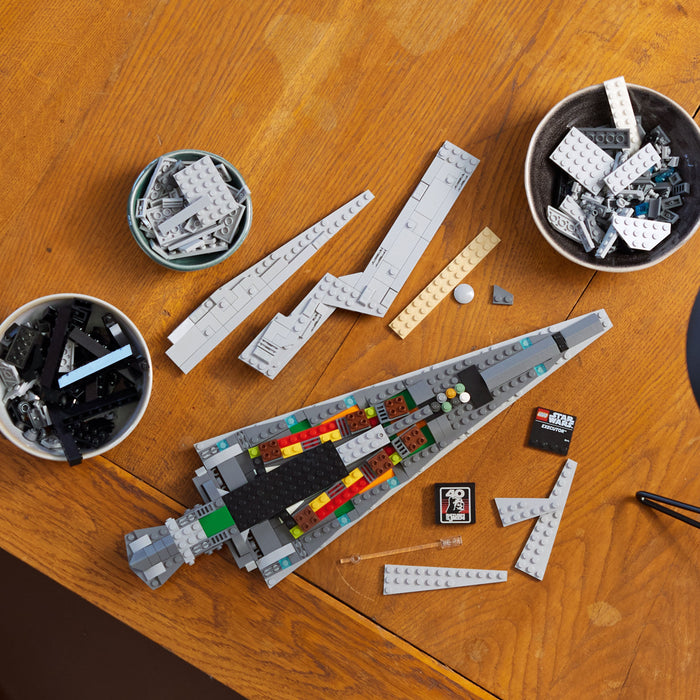 LEGO Star Wars 75356 Supersternzerstörer Executor™ – Raumschiff-Modell für Erwachsene mit Display-Ständer und Namensschild