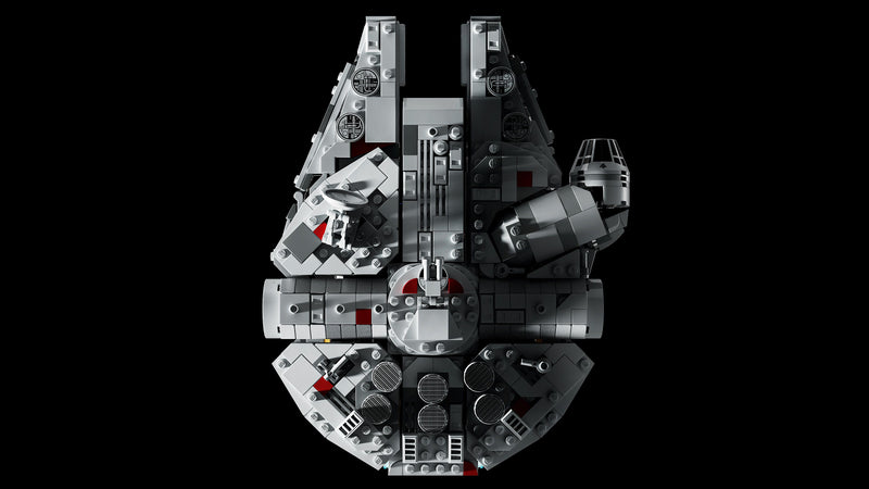 LEGO Star Wars 75375 Millenium Falke – Raumschiff-Modell für Erwachsene mit Display-Ständer und Namensschild