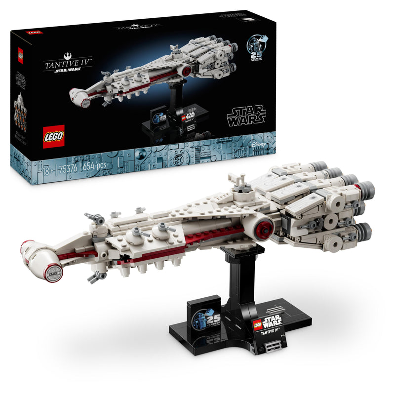 LEGO Star Wars 75376 Tantive IV - Modell eines Sternenschiffs aus Star Wars: Eine Neue Hoffnung zum Bauen und Sammeln