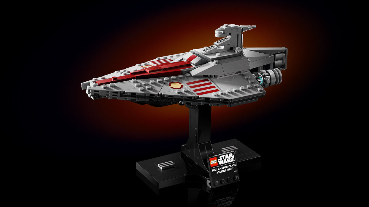 LEGO Star Wars 75404 Assault Ship der Acclamator-Klasse aus Angriff der Klonkrieger - Sternenschiff zum Sammeln, Bauen und Ausstellen