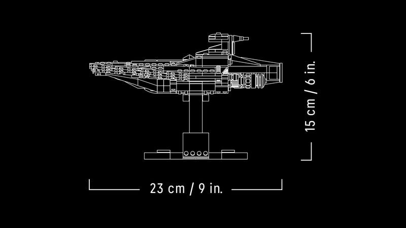 LEGO Star Wars 75404 Assault Ship der Acclamator-Klasse aus Angriff der Klonkrieger - Sternenschiff zum Sammeln, Bauen und Ausstellen