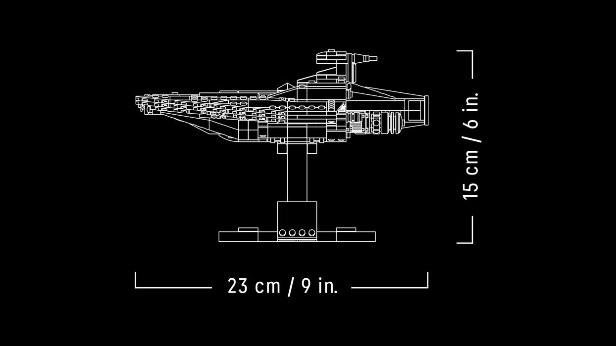 LEGO Star Wars 75404 Assault Ship der Acclamator-Klasse aus Angriff der Klonkrieger - Sternenschiff zum Sammeln, Bauen und Ausstellen