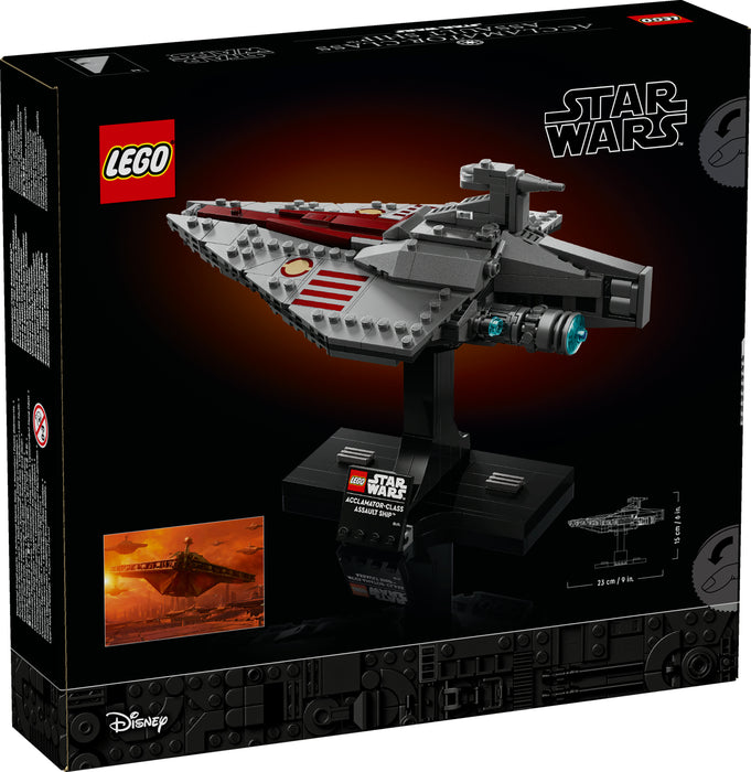 LEGO Star Wars 75404 Assault Ship der Acclamator-Klasse aus Angriff der Klonkrieger - Sternenschiff zum Sammeln, Bauen und Ausstellen