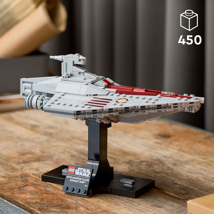LEGO Star Wars 75404 Assault Ship der Acclamator-Klasse aus Angriff der Klonkrieger - Sternenschiff zum Sammeln, Bauen und Ausstellen