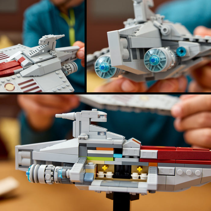 LEGO Star Wars 75404 Assault Ship der Acclamator-Klasse aus Angriff der Klonkrieger - Sternenschiff zum Sammeln, Bauen und Ausstellen