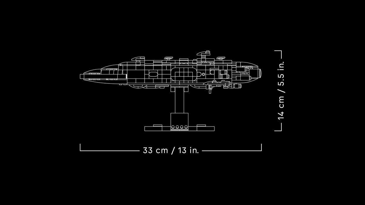 LEGO Star Wars 75405 Home One Starcruiser aus Die Rückkehr der Jedi-Ritter - Sternenschiff Modell - Fantasy Set und Sammlerstück zum Bauen und Ausstellen