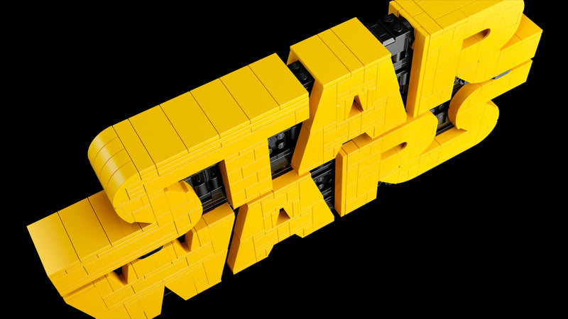 75407 Star Wars™ Logo aus LEGO Steinen - Baubares LEGO STAR WARS Logo