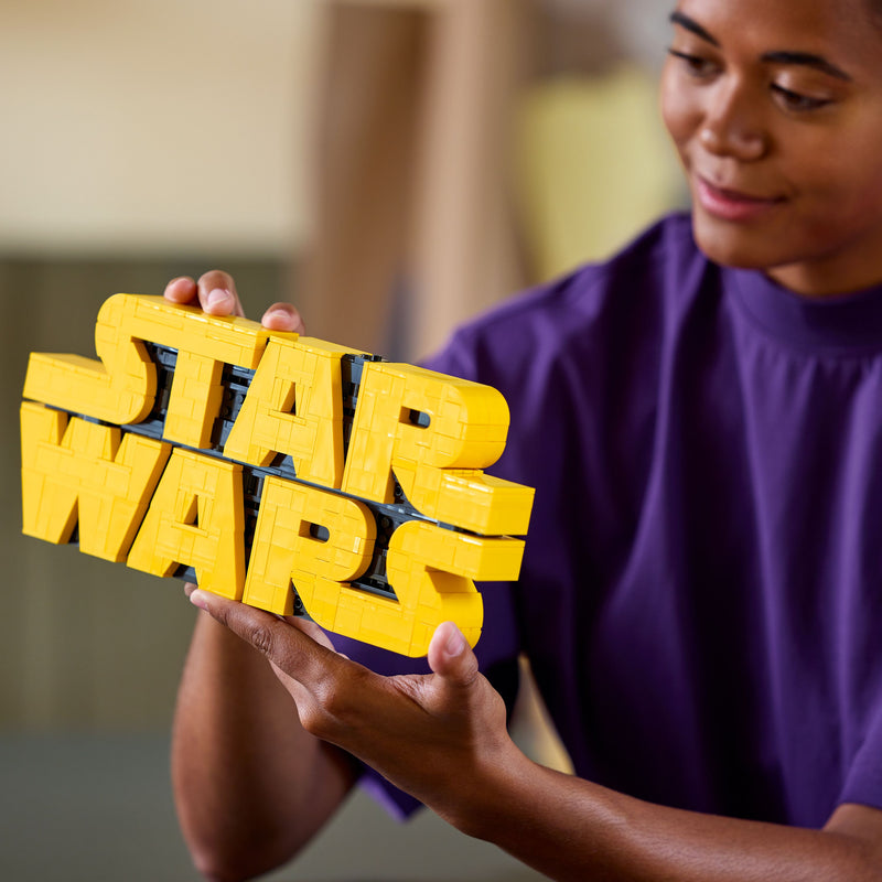 75407 Star Wars™ Logo aus LEGO Steinen - Baubares LEGO STAR WARS Logo
