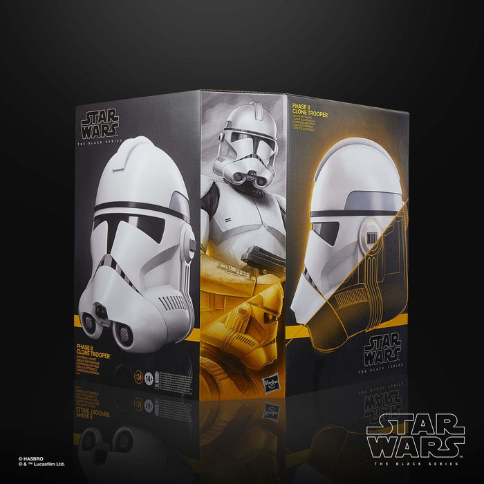 Star Wars The Clone Wars Black Series Elektronischer Helm Phase II Clone Trooper