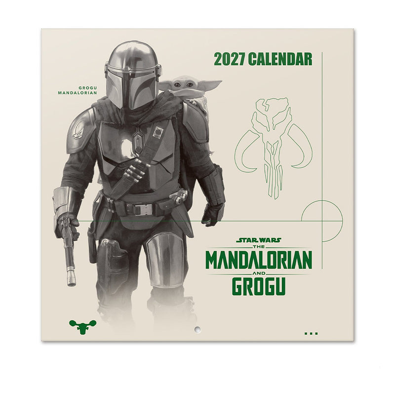 Star Wars The Mandalorian and Grogu Wandkalender 2027 30 x 30 cm