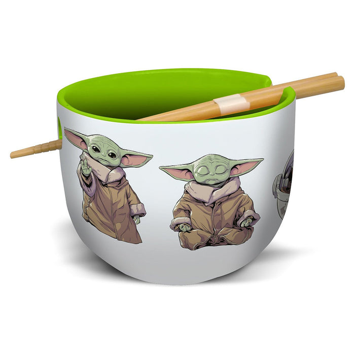 Star Wars The Mandalorian Ramen-Schüssel mit Stäbchen Grogu