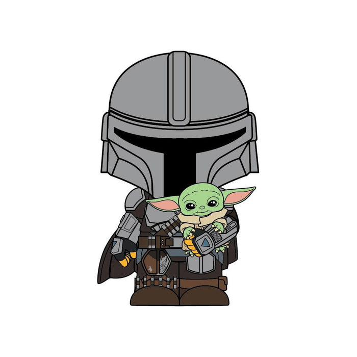 The Mandalorian 3D PVC-Magnet The Mandalorian und Grogu