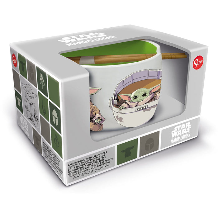Star Wars The Mandalorian Ramen-Schüssel mit Stäbchen Grogu
