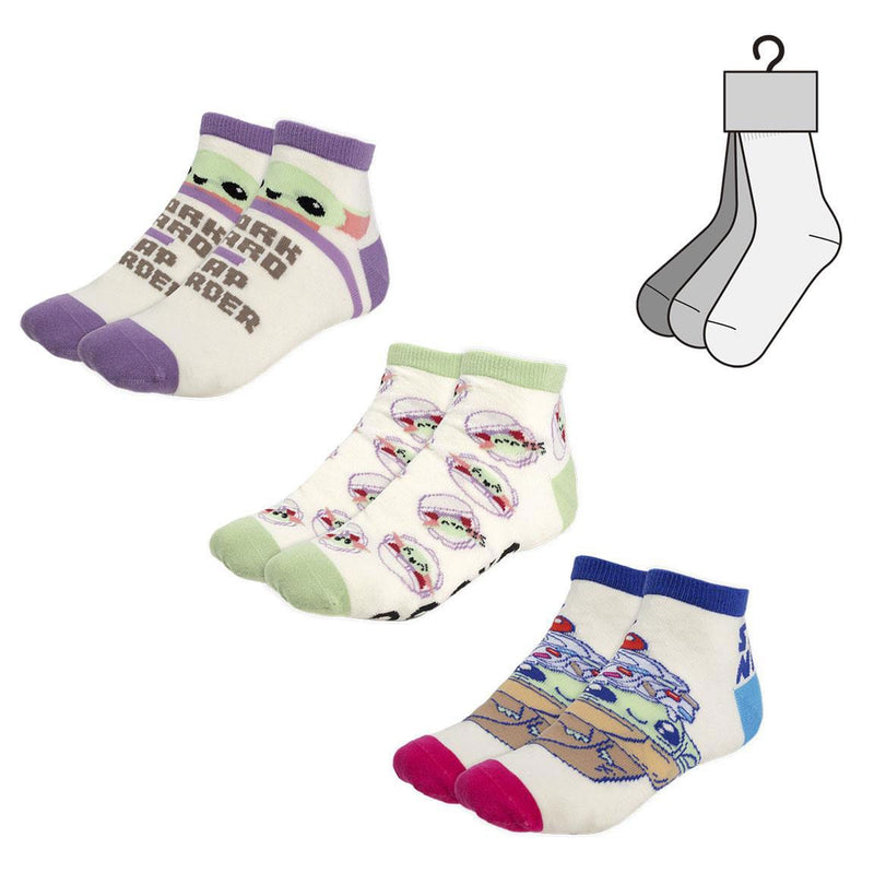 Star Wars The Mandalorian Knöchelsocken 3-er Packs Grogu