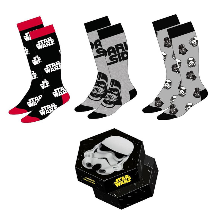Star Wars Socken 3er-Pack Stormtrooper 38-45