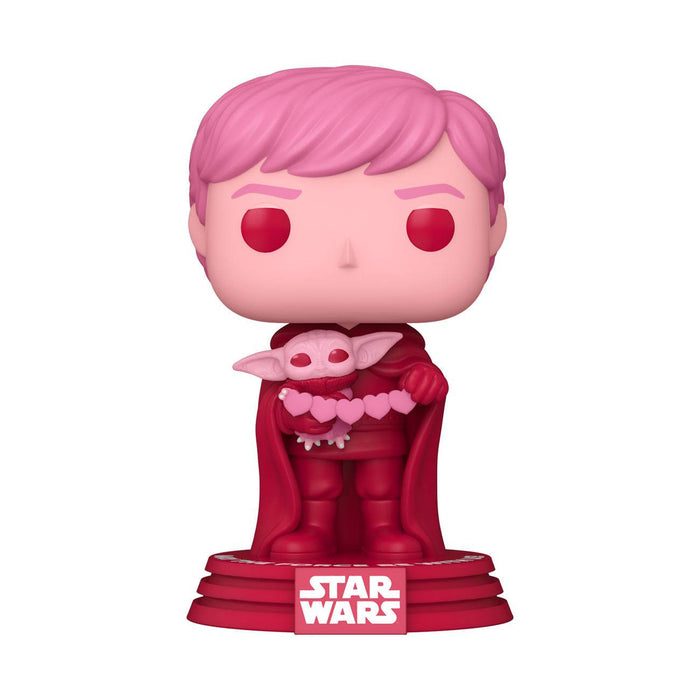 Star Wars Valentines POP! Star Wars Vinyl Figur Luke & Grogu 9 cm