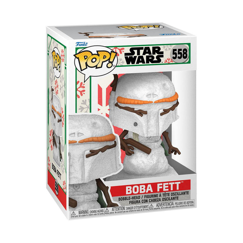 Star Wars Holiday 2022 POP! Heroes Vinyl Figur Boba Fett 9 cm
