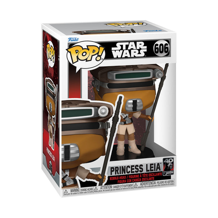 Star Wars Return of the Jedi 40th Anniversary POP! Vinyl Figur Leia (Boushh) 9 cm