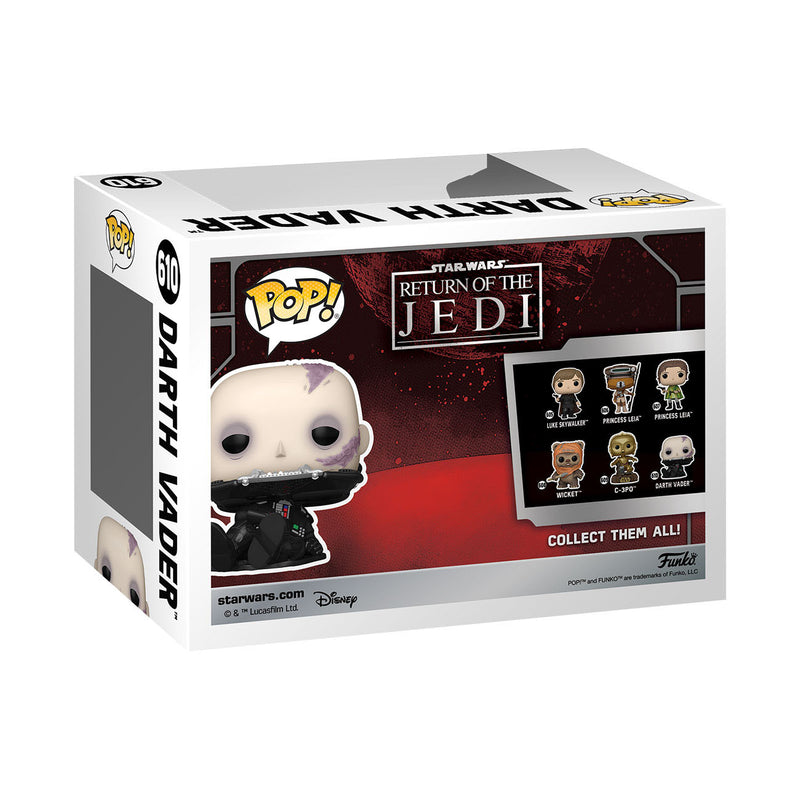 Star Wars Return of the Jedi 40th Anniversary POP! Vinyl Figur Vader (Unmasked) 9 cm